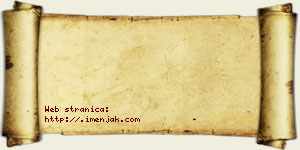 Tamara Debeljak vizit kartica